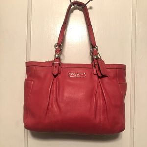 Coach East West Papaya Gallery Tote
